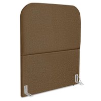 Cabeceira Solteiro 90 cm Com Frame Alana Linho Marrom Artte