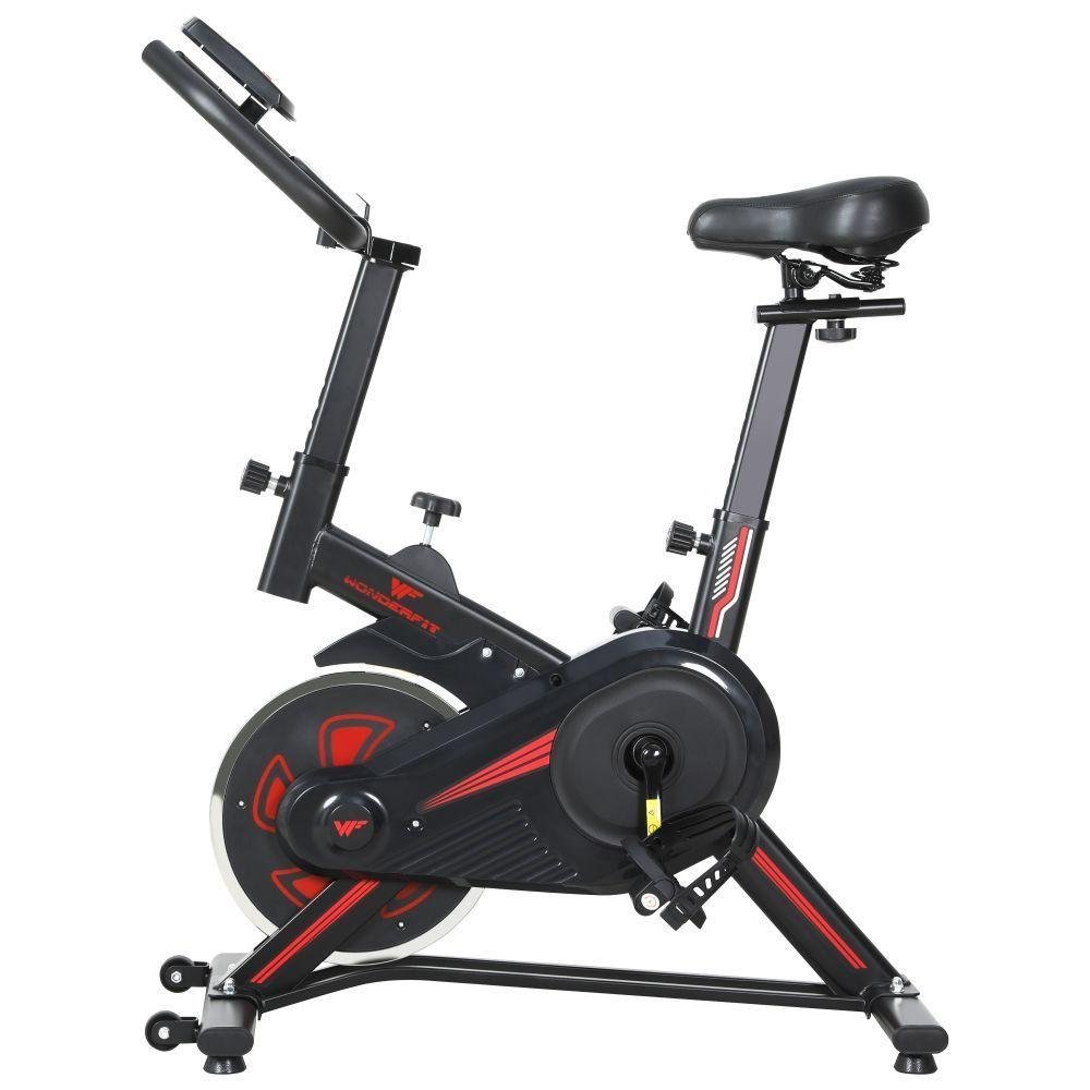 Bicicleta Spinning Mecânica Wonderfit Go Vermelha Roda de Inercia 4kg (WSB04HBTA-VM)