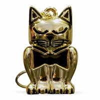Chaveiro Chavecat Dourado de Lembrança Pet Memory
