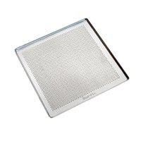 Kit com 10 Bandejas de Pão Perfurada Estampada 35X35 Imeca 6086