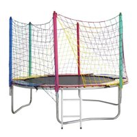 Cama Elástica 2,50m ChicoPlay Lona Preta S/ Emenda