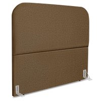 Cabeceira Casal 140 cm Com Frame Alana Linho Marrom Artte