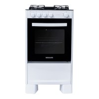 Fog&atilde;o Suggar de Piso Cook Essence 4 Bocas com Mesa de Vidro