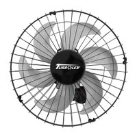 Ventilador de Parede 50 cm Preto Vitalex Bivolt Oscilante GA-40