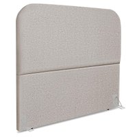 Cabeceira Queen 160 cm Com Frame Alana Linho Cinza Artte