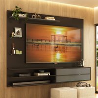 Painel P/ TV até 65 Polegadas Com 1 Porta e Prateleiras Multimóveis MP1064