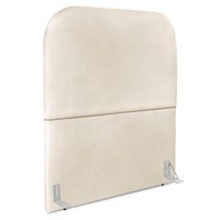 Cabeceira Solteiro 90 cm Com Frame Alana Corino Bege Artte