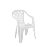 Cadeira Plástica Empilhável Giorgia Branca Pisani