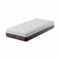 Colchão Solteiro Sigma Flow Misto (23x78x188) Marrom e Branco