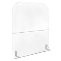 Cabeceira Solteiro 100 cm Com Frame Alana Corino Branco Artte