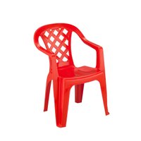 Cadeira Plástica Empilhável Giorgia Pisani - Vermelho