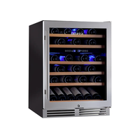 ADEGA BENMAX COMPRESSOR DUAL ZONE 51 GARRAFAS 127V INOX - BAC51