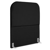 Cabeceira Solteiro 100 cm Com Frame Alana Suede Preto Artte