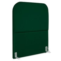 Cabeceira Solteiro 90 cm Com Frame Alana Suede Verde Artte