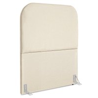 Cabeceira Solteiro 100 cm Com Frame Alana Suede Bege Artte