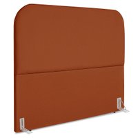 Cabeceira Casal 140 cmm Com Frame Alana Suede Terracota Artte