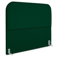 Cabeceira Queen 160 cm Com Frame Alana Suede Verde Artte