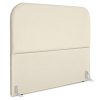 Cabeceira Queen 160 cm Com Frame Alana Suede Bege Artte