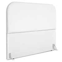 Cabeceira Queen 160 cm Com Frame Alana Suede Branco Artte
