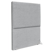 Cabeceira Solteiro 90 cm Com Frame Luna Boucle Cinza Artte