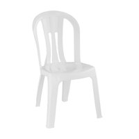 Cadeira Plástica Empilhável Bella Branca Pisani - Branco