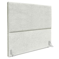 Cabeceira Casal 140 cm Com Frame Luna Boucle Cinza Claro Artte