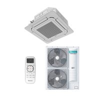 Ar Condicionado Split Cassete 4 Vias - Inverter R-32 - Hisense - 56.000 BTUs - Frio - 220V Monofásico