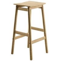 Banqueta Alta de Madeira Sem Enconsto Banco Quadrado Balcão Bancada 74cm Bossa Tramontina