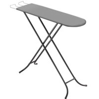Tábua de Passar com Porta Ferro Passadeira de Roupa Dobrável Leroy Utimil Preto Lavanderia
