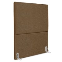 Cabeceira Solteiro 90 cm Com Frame Luna Linho Marrom Artte