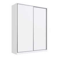 Guarda Roupa Solteiro Branco 183x59,8x235cm 2 Portas 3 Gavetas RC 2003 Emovell