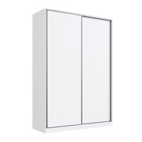 Guarda Roupa Solteiro Branco 165x59,8x235cm 2 Portas RC2002 Emovell