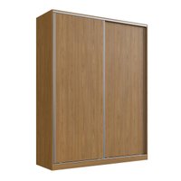 Guarda Roupa Solteiro 2 Portas 3 Gavetas Freijó Natural 183x59,8x235cm RC 2003 Emovell