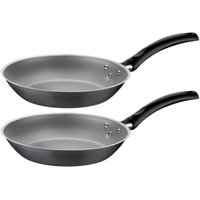 Jogo 2 Frigideiras Alumínio Starflon Max Antiaderentes Chumbo 30cm Tramontina Turim Cozinha Servir Mesa Posta