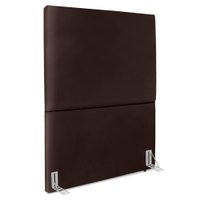 Cabeceira Solteiro 100 cm Com Frame Luna Corino Marrom Artte