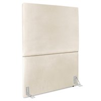 Cabeceira Solteiro 90 cm Com Frame Luna Corino Bege Artte