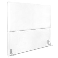 Cabeceira Casal 140 cm Com Frame Luna Corino Branco Artte