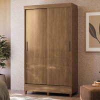 Guarda-Roupa Solteiro Lux 2 Portas 2 Gavetas Jequitiba - Pnr Móveis