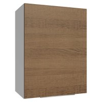 Armário Aéreo 50cm 1 Porta Branco/Rustic Stella Madesa