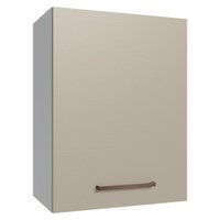 Armário Aéreo 50cm 1 Porta Branco/Crema Agata Madesa