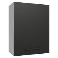 Armário Aéreo 50cm 1 Porta Branco/Preto Agata Madesa