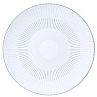 Jogo 12 Pratos Rasos de Jantar 25cm em Porcelana Tramontina Lineare Mesa Posta Restaurante Buffet