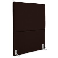 Cabeceira Solteiro 90 cm Com Frame Luna Suede Marrom Artte