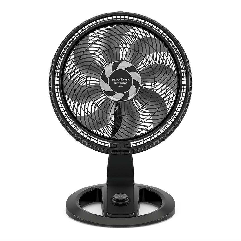 Ventilador Britânia Mesa Maxx Force 8 pás 174W Preto