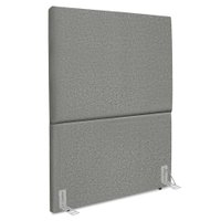 Cabeceira Solteiro 100 cm Com Frame Luna Linho Cinza Escuro Artte