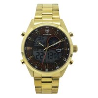 Relógio Masculino Tuguir AnaDigi Infinity GCS-1265 - Dourado e Marrom