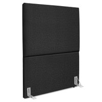 Cabeceira Solteiro 100 cm Com Frame Luna Linho Preto Artte