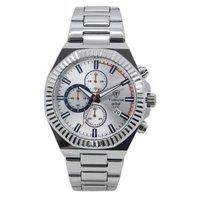 Relógio Cronógrafo Masculino de Aço Tuguir Analógico Infinity GCS-1272 Prata