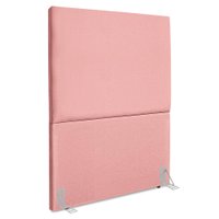 Cabeceira Solteiro 100 cm Com Frame Luna Suede Rosa Artte