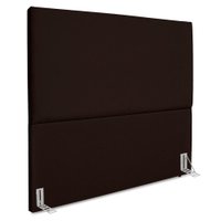 Cabeceira Casal 140 cm Com Frame Luna Suede Marrom Artte